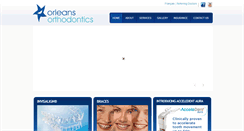 Desktop Screenshot of orleansorthodontics.com